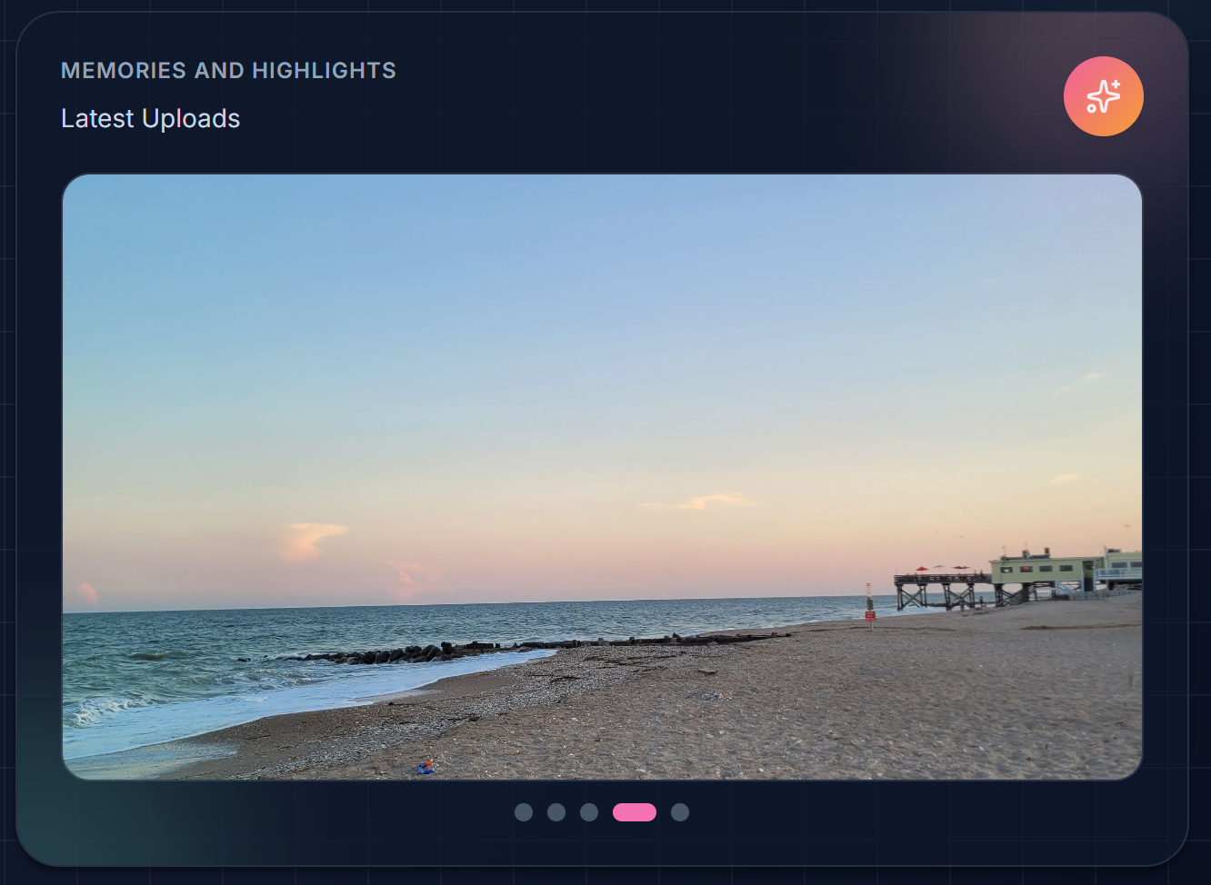 Memories and Highlights carousel on Summary - screenshot pending